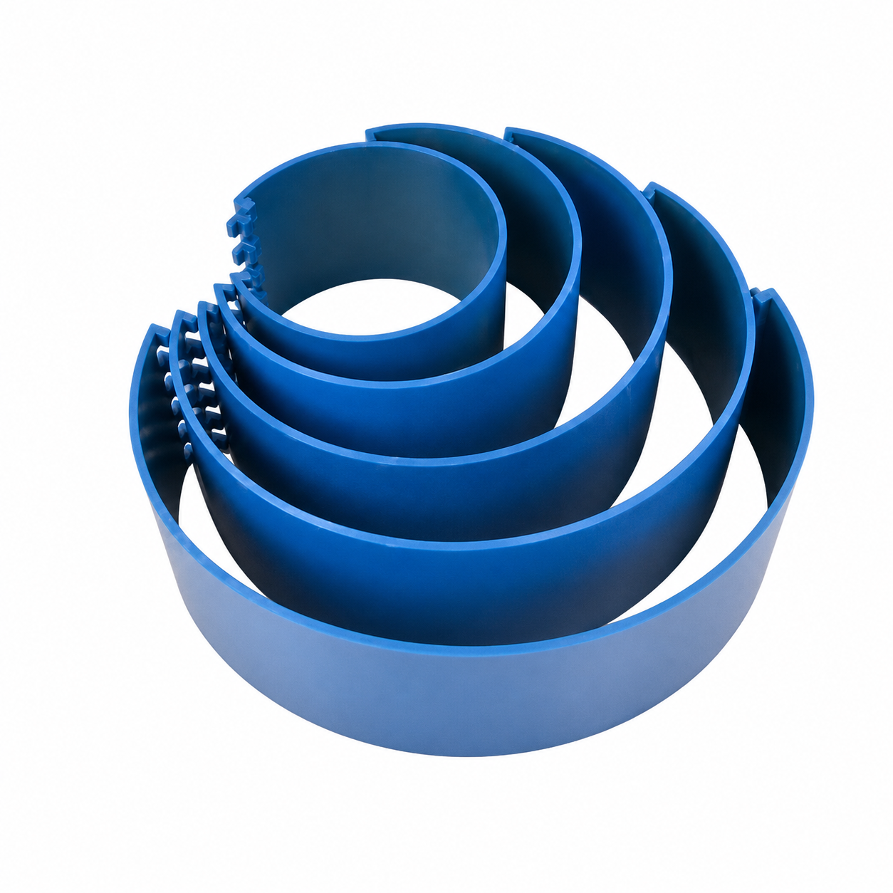 Blue polyurethane anvil covers for rotary die-cutting machinery