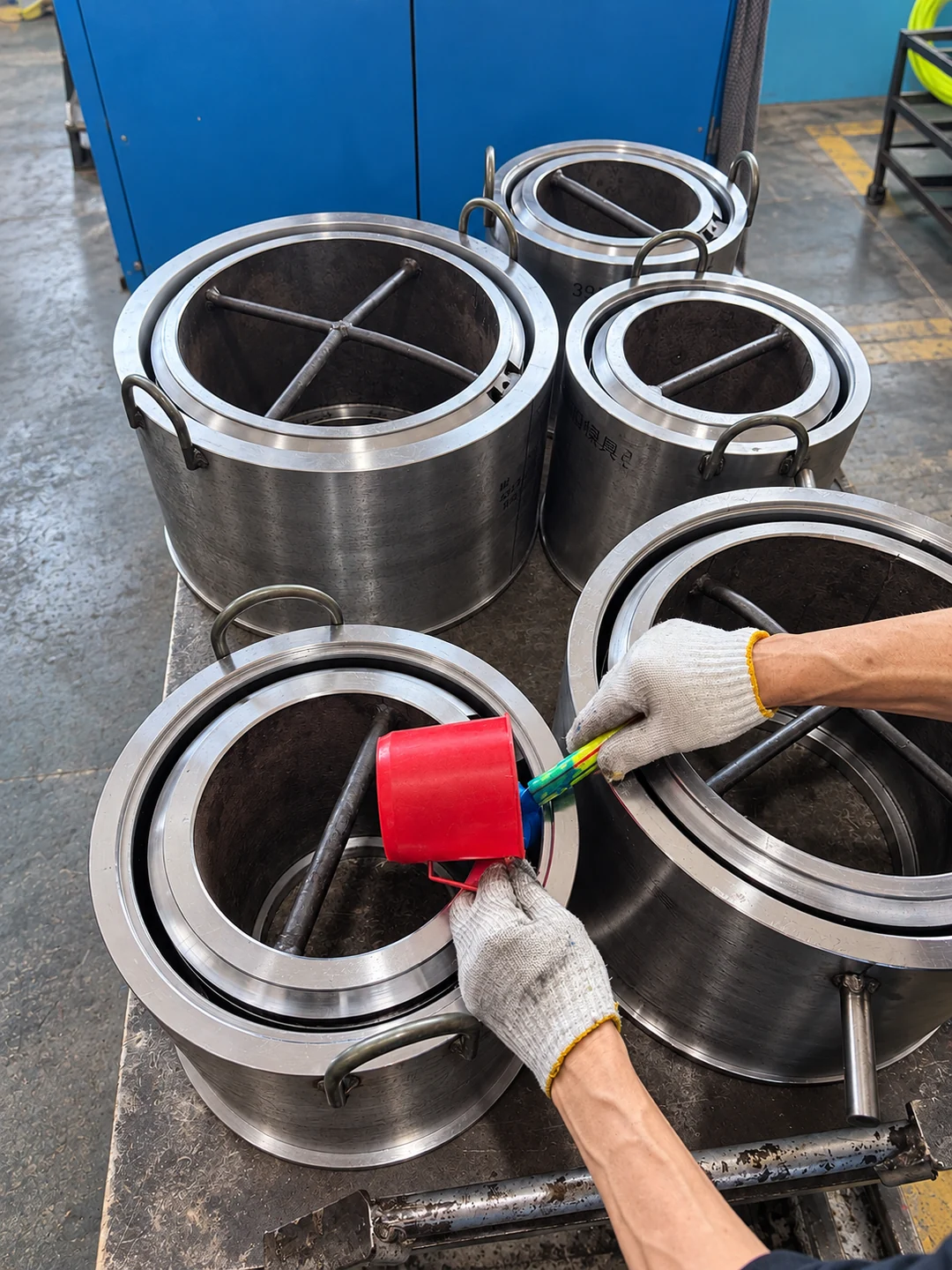 Hands-on preparation of circular molds in the new JUNSHIDA workshop